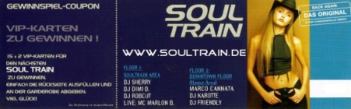 Foto aus unserem Archiv: Soultrain-Ticket einer früheren Veranstaltung